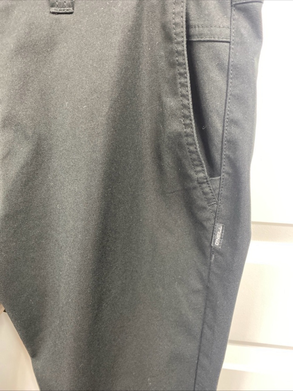 ONeill Pants Mens 32 Black Hybrid Hyperdry Modern Fit Stretch Active Golf Casual - Picture 2 of 7